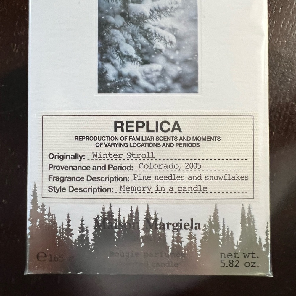 Replica Winter Stroll Candle by Maison Margiela